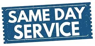 Same-Day Service & Quick Turnaround