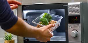 Use Microwave-Safe Containers Only